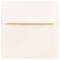 JAM Paper 6.5" x 6.5" Natural White Square Invitation Envelopes